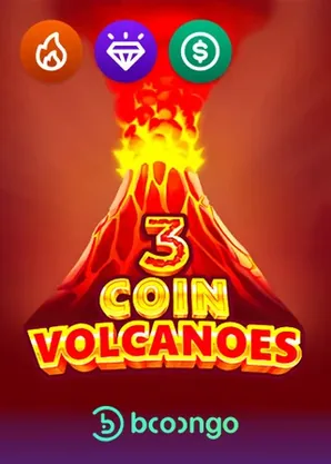 3 Coin Volcanoes pokie by 3Oaks at Cleobetra
