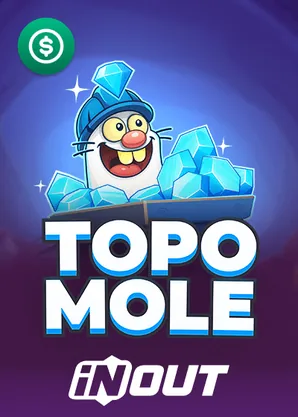 topo mole pokie by InOut at Cleobetra