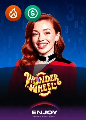 Wonder Wheel Enjoy Gaming live dealer table by Live tables at Cleobetra